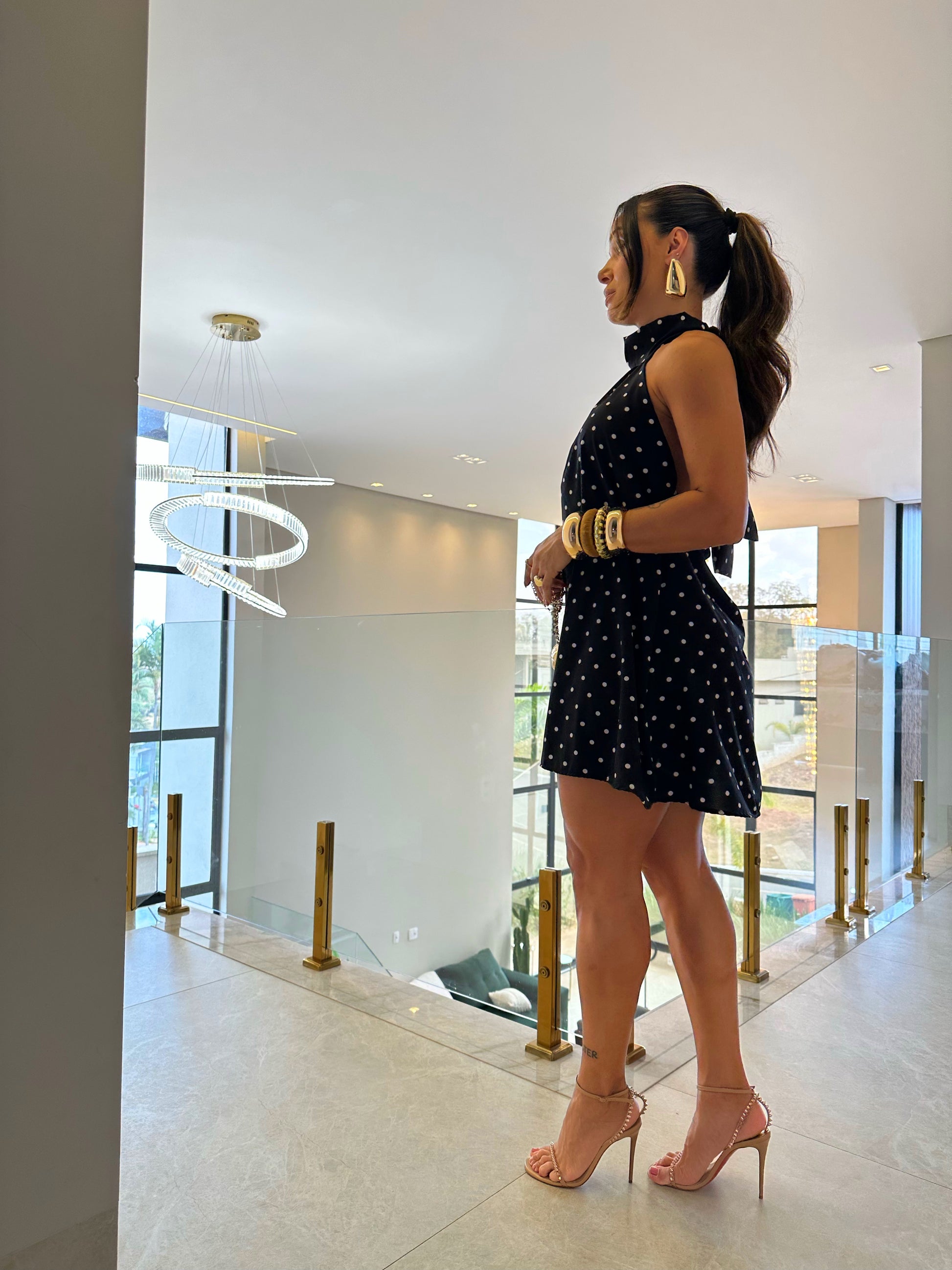 Vestido Poá