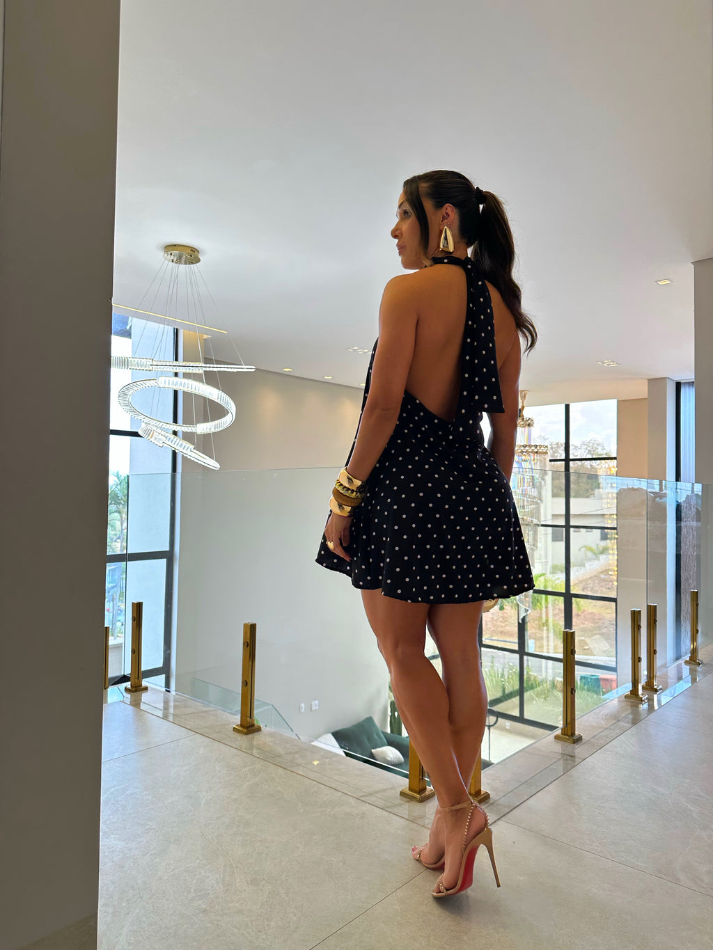 Vestido Poá