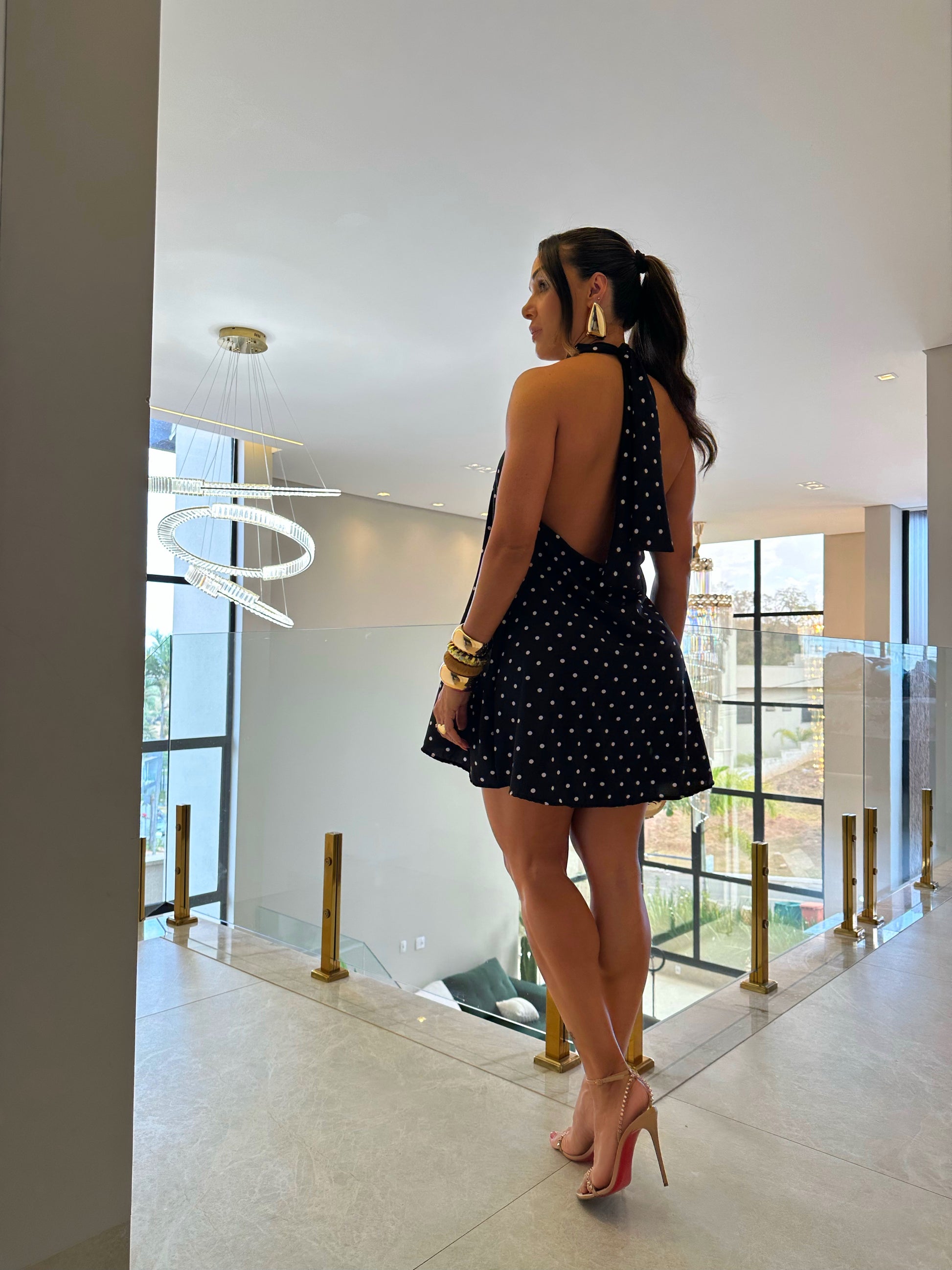 Vestido Poá